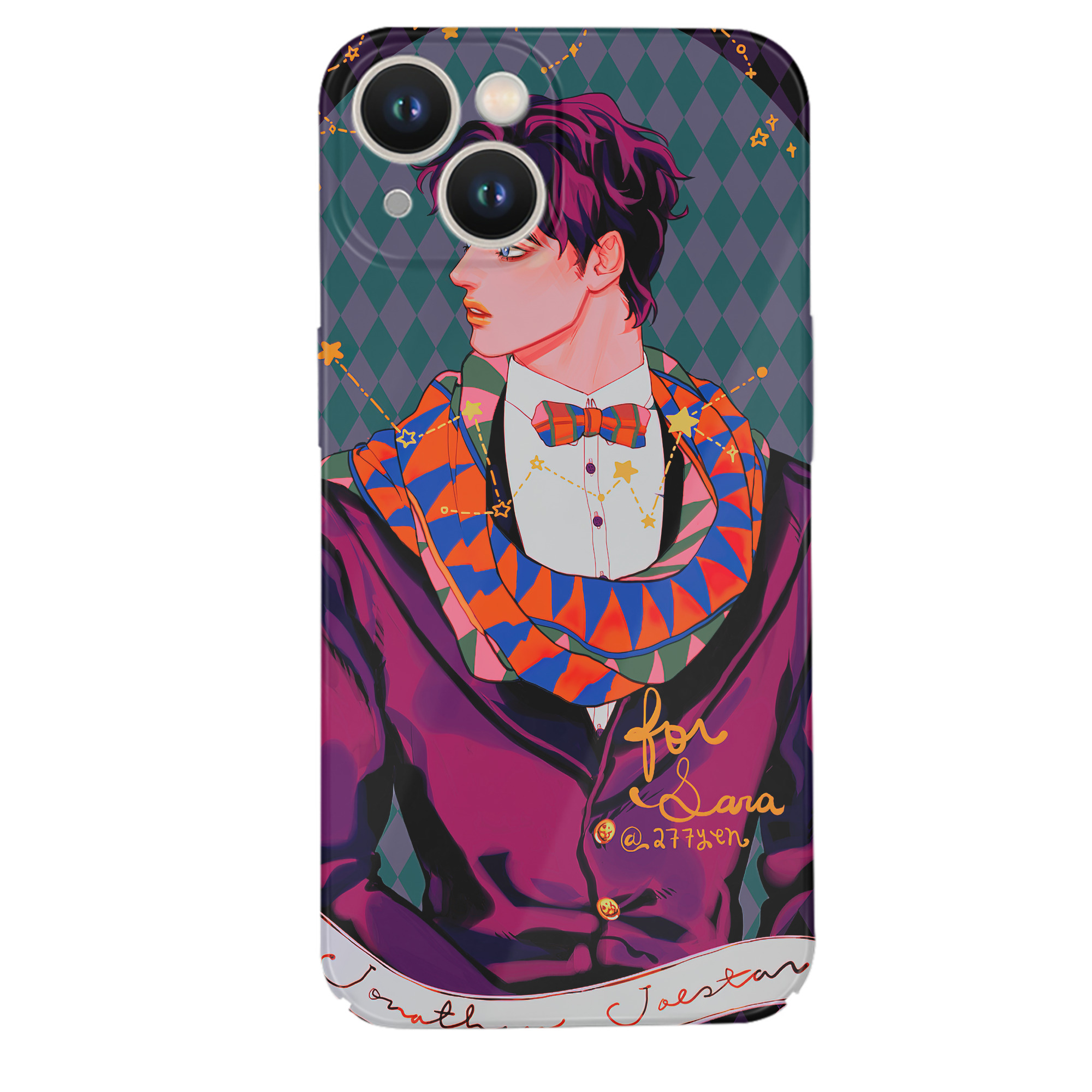 （画像用） ジョジョの奇妙な冒険 JoJo's Bizarre Adventure 【iPhone 14シリーズ対応】ハードケース